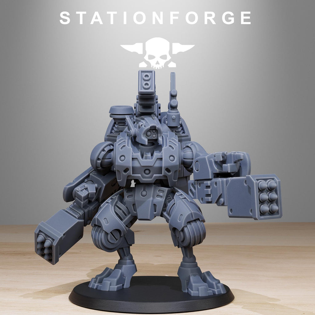 Tarion Strike Mechs Mk1 Builder Kit/full set for 3 Mechs from StationForge/Wargame Miniature+ Gratis Bases