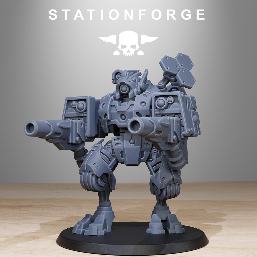 Tarion Strike Mechs Mk1 Builder Kit/full set for 3 Mechs from StationForge/Wargame Miniature+ Gratis Bases