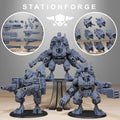 Tarion Strike Mechs Mk1 Builder Kit/full set for 3 Mechs from StationForge/Wargame Miniature+ Gratis Bases