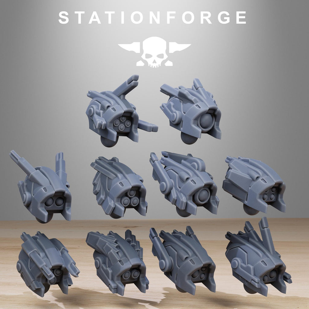 Tarion Strike Mechs Mk1 Builder Kit/full set for 3 Mechs from StationForge/Wargame Miniature+ Gratis Bases