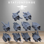 Tarion Strike Mechs Mk1 Builder Kit/full set for 3 Mechs from StationForge/Wargame Miniature+ Gratis Bases