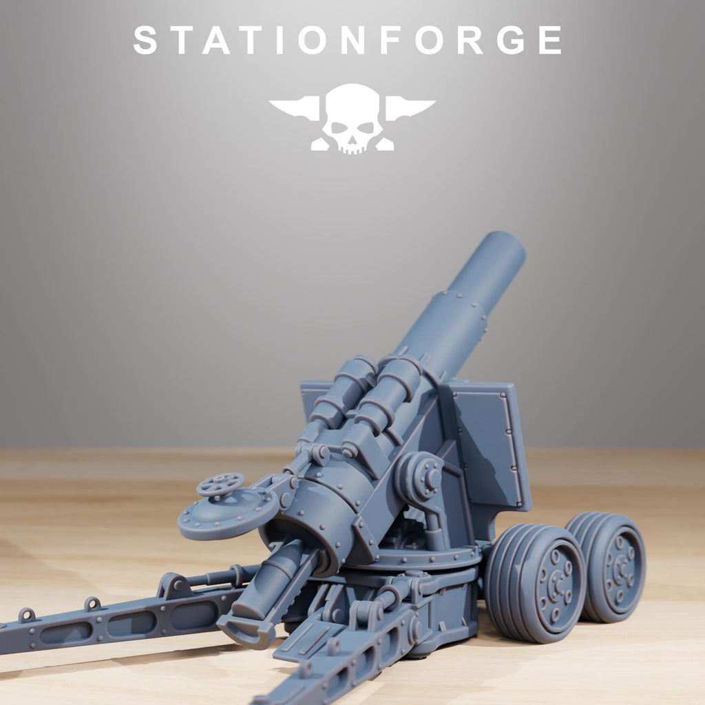GrimGuard Heavy Artillery from StationForge/Miniature +Gratis Base