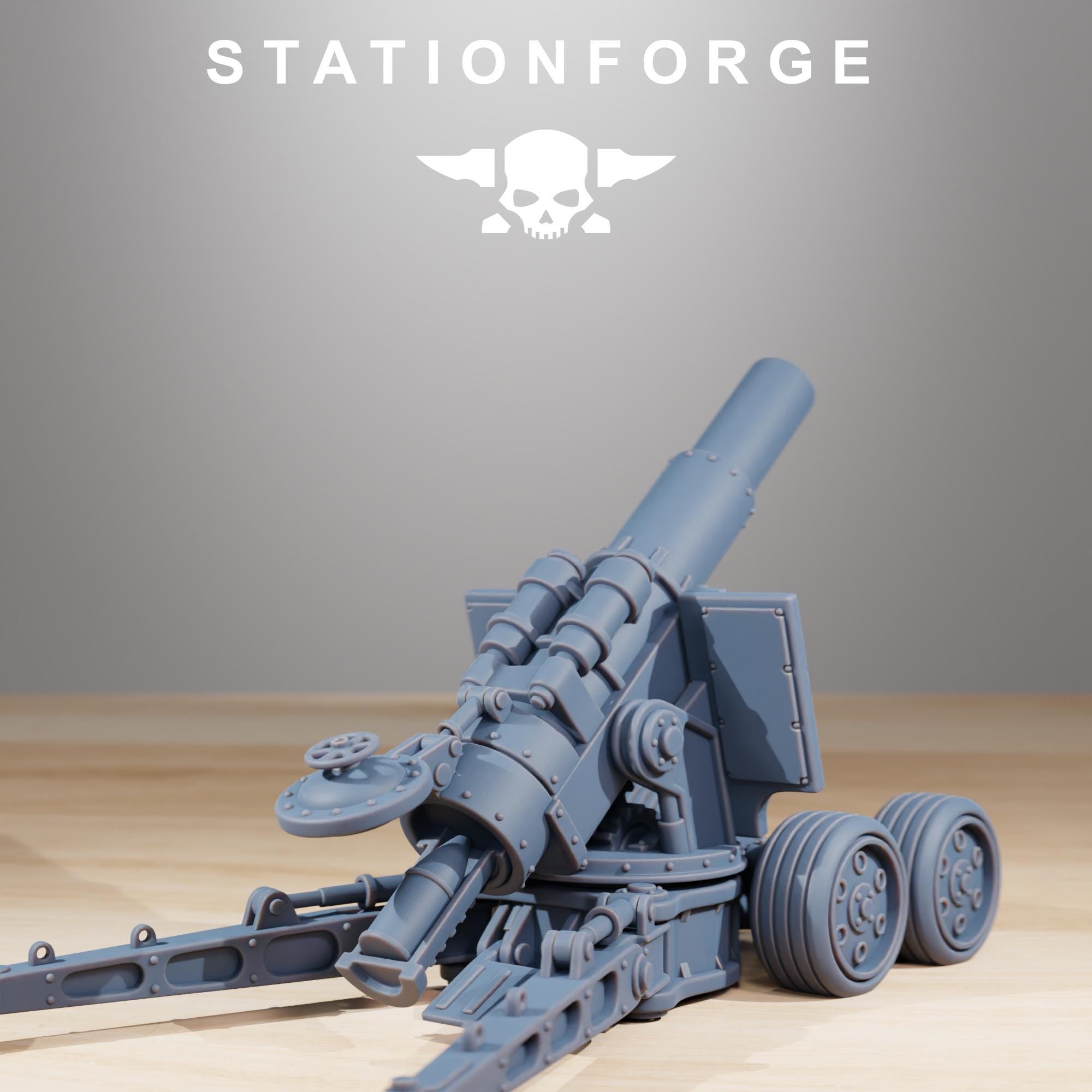 GrimGuard Heavy Artillery from StationForge/Miniature +Gratis Base