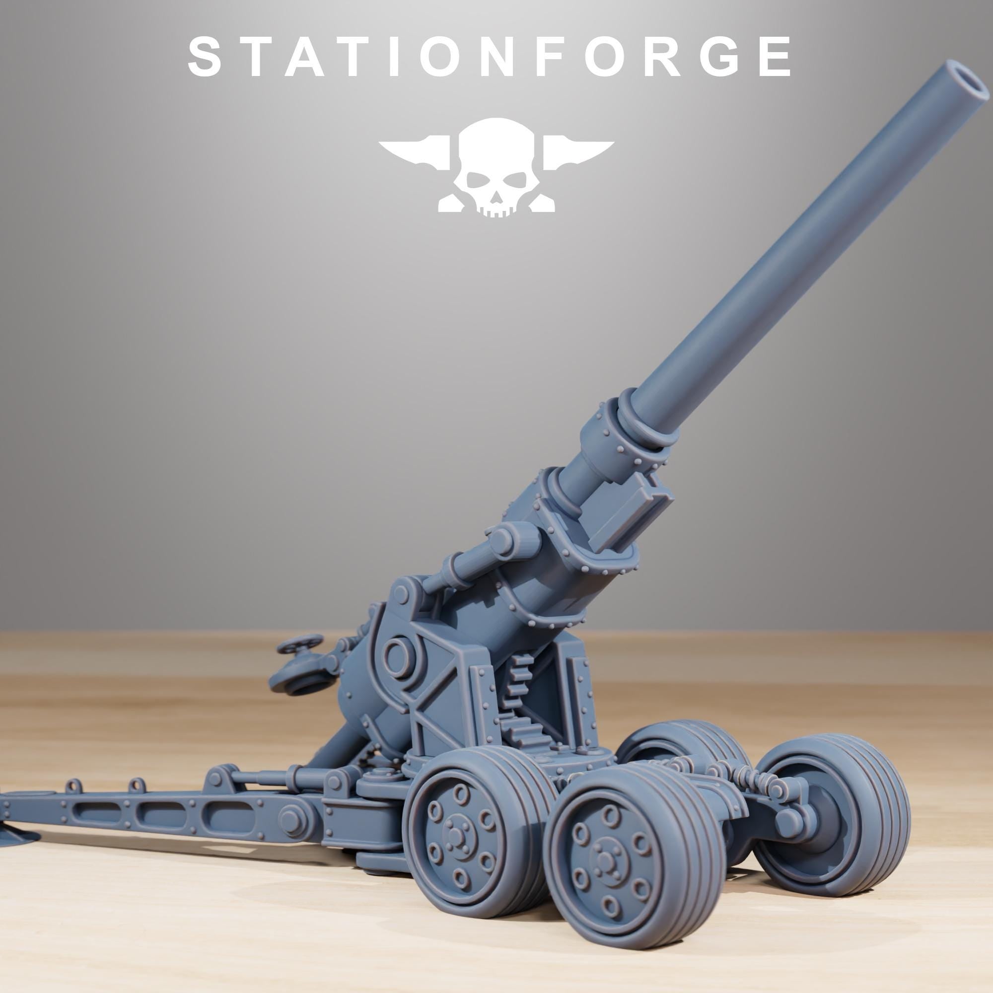 GrimGuard Heavy Artillery from StationForge/Miniature +Gratis Base