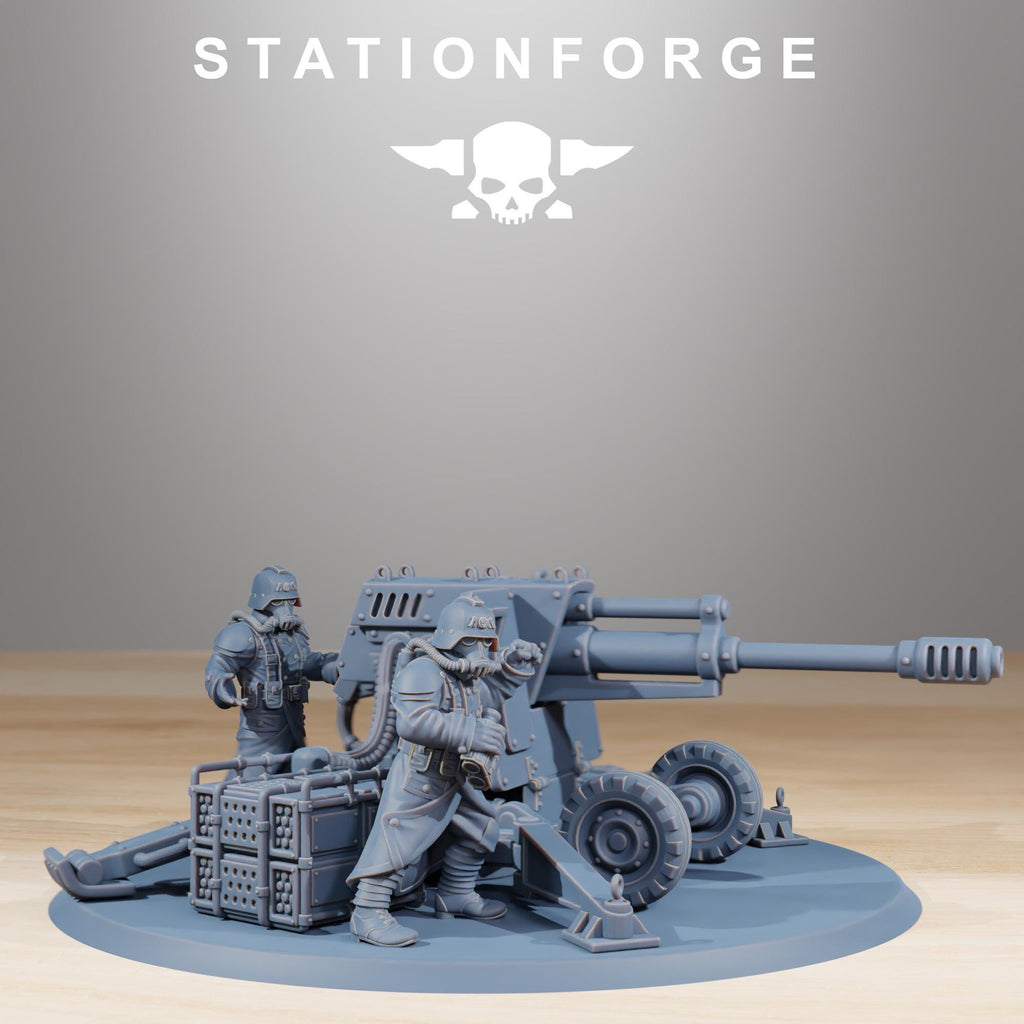 GrimGuard Battle Weapons from StationForge/Miniature +Gratis Base