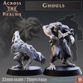 Ghouls from Across the Realms, 2 Wargame Miniatures+ Gratis Bases