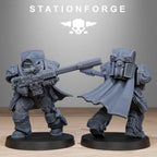 Socratis Snipers from StationForge/10 Tabletop Miniatures +Gratis Bases