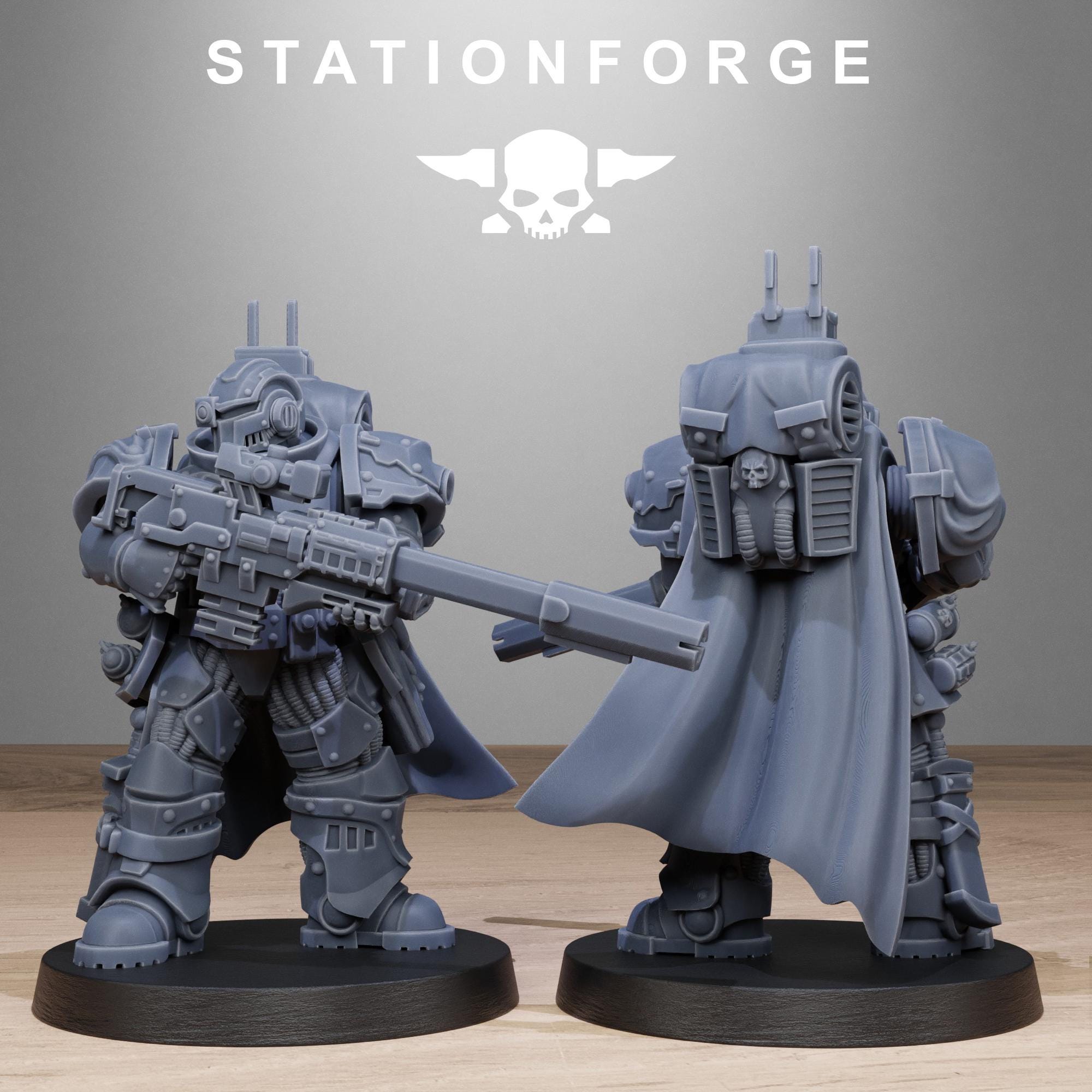 Socratis Snipers from StationForge/10 Tabletop Miniatures +Gratis Bases