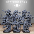 Orkaz Flyers from StationForge/10 Tabletop Miniatures +Gratis Bases