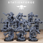 Orkaz Flyers from StationForge/10 Tabletop Miniatures +Gratis Bases