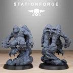 Orkaz Flyers from StationForge/10 Tabletop Miniatures +Gratis Bases