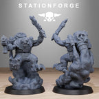 Orkaz Flyers from StationForge/10 Tabletop Miniatures +Gratis Bases