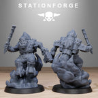 Orkaz Flyers from StationForge/10 Tabletop Miniatures +Gratis Bases