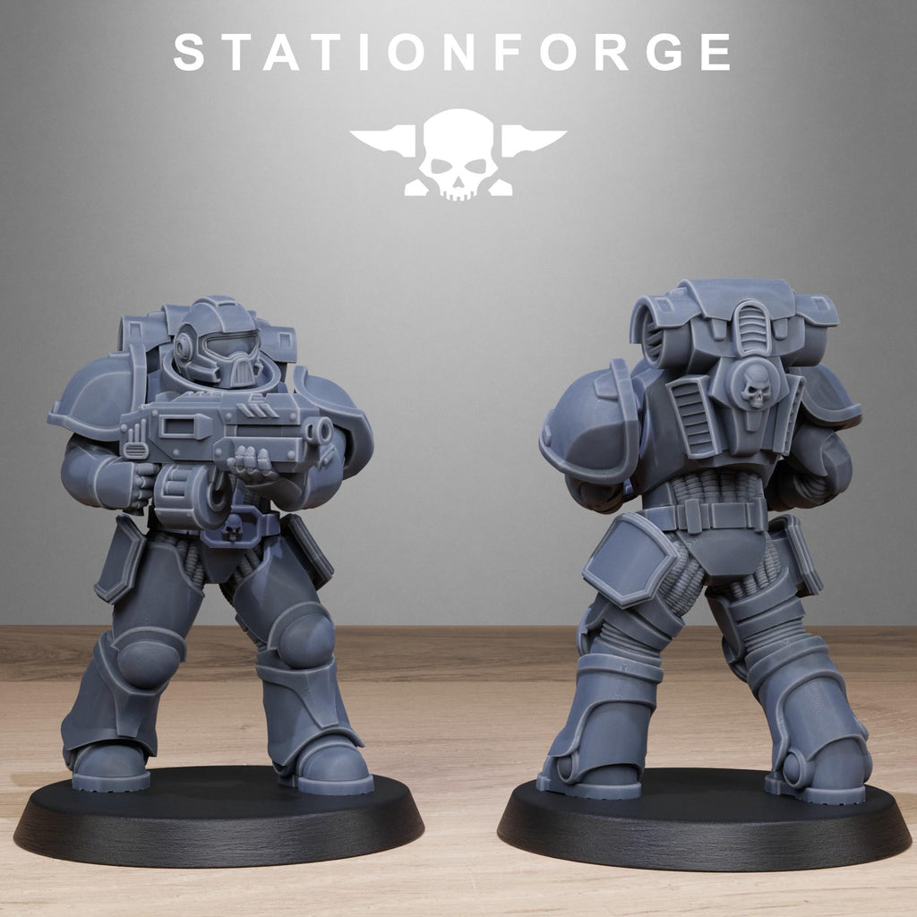 Socratis Brutes from StationForge/10 Tabletop Miniatures +Gratis Bases