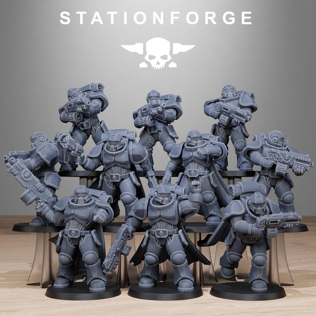 Socratis Brutes from StationForge/10 Tabletop Miniatures +Gratis Bases