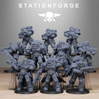 Socratis Brutes from StationForge/10 Tabletop Miniatures +Gratis Bases