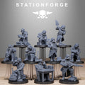 GrimGuard Chill Squad from StationForge/10 Tabletop Miniatures +Gratis Bases