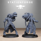 GrimGuard Sisters from StationForge/10 Wargame Miniatures +Gratis Bases