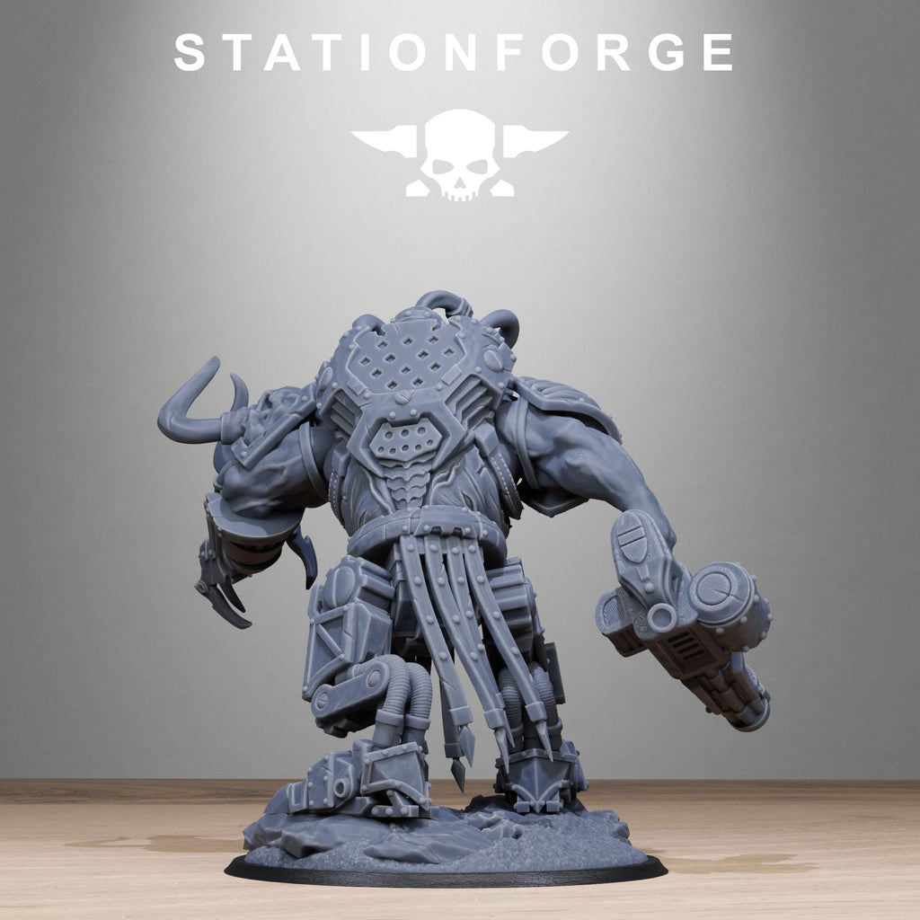 Corrupted Guard Tormentius from StationForge/ Wargame Miniature +Gratis Base