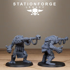Bogkin Spearmen from StationForgeLegacy/10 Miniatures +Gratis Bases