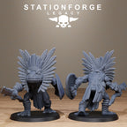 Bogkin Spearmen from StationForgeLegacy/10 Miniatures +Gratis Bases