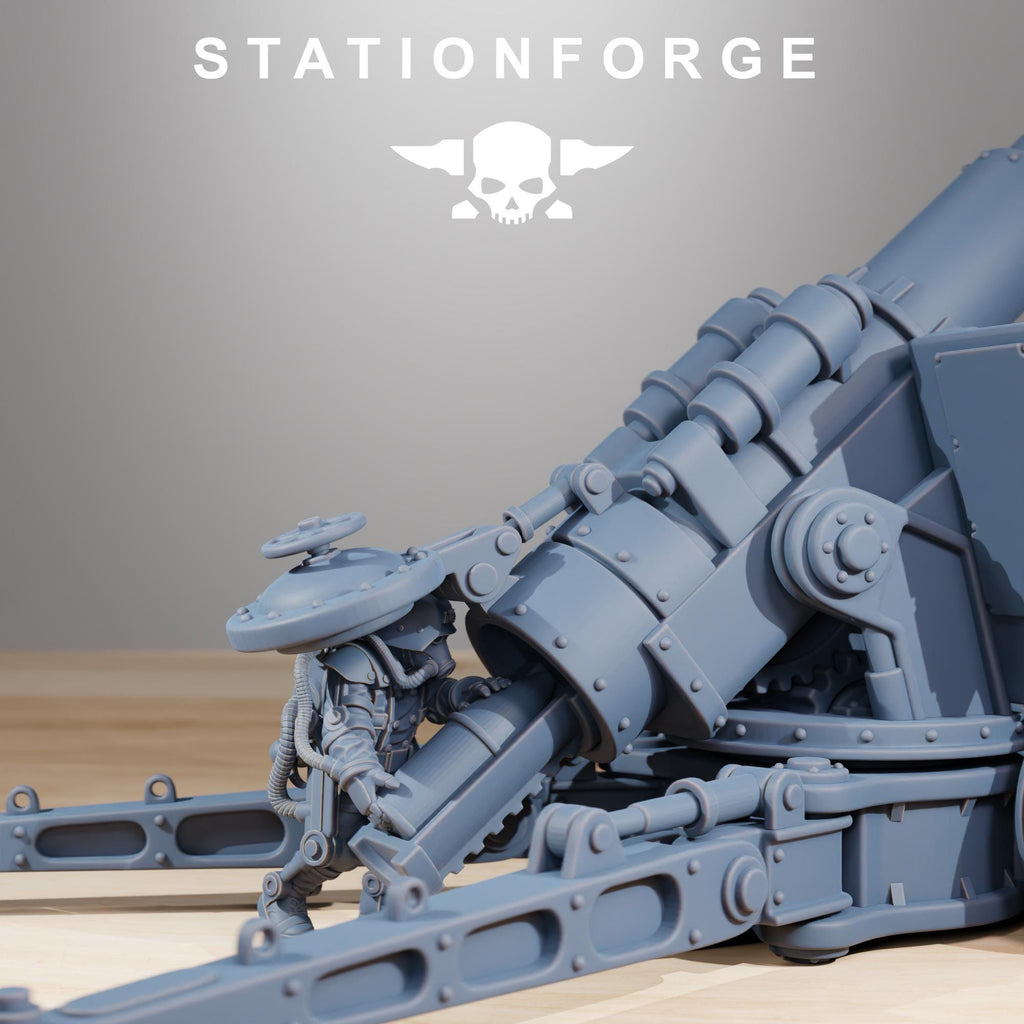 GrimGuard Heavy Artillery from StationForge/Miniature +Gratis Base