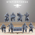 GrimGuard Heavy Artillery from StationForge/Miniature +Gratis Base