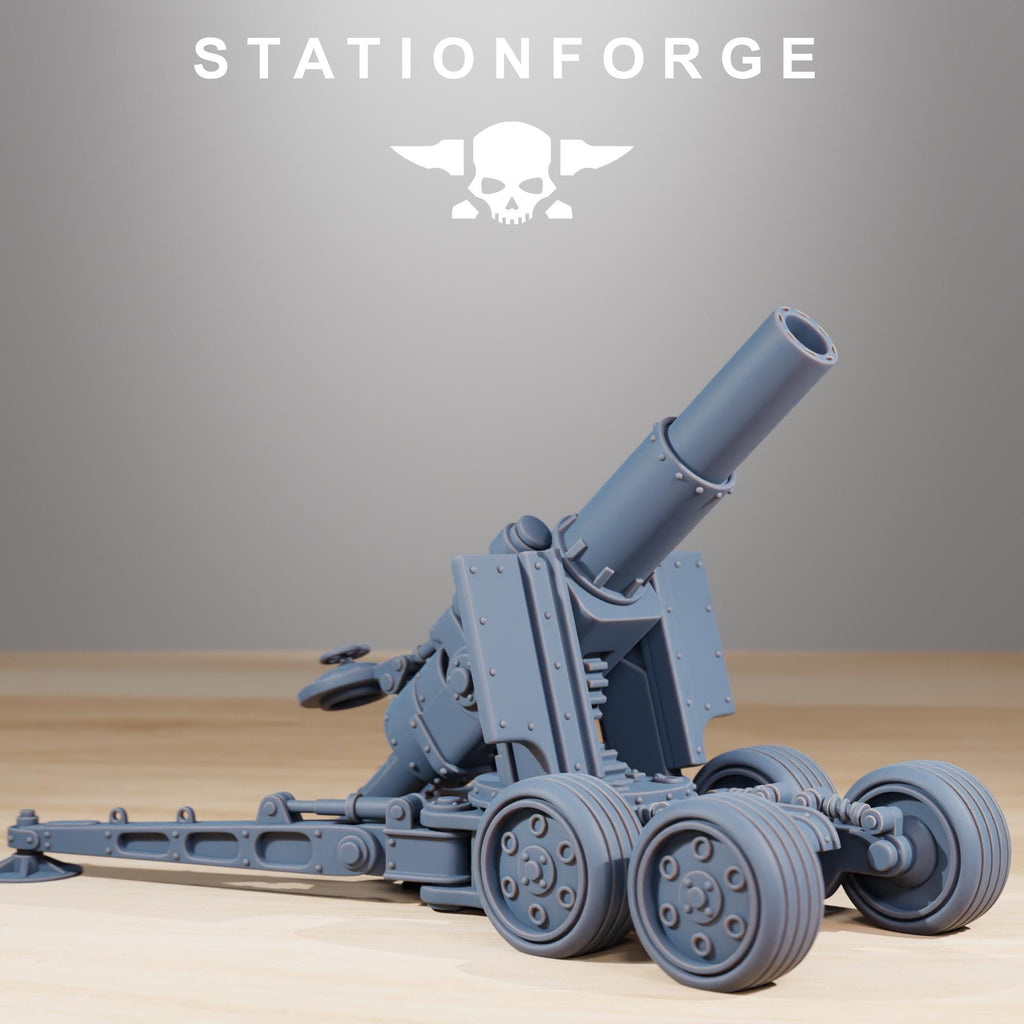 GrimGuard Heavy Artillery from StationForge/Miniature +Gratis Base