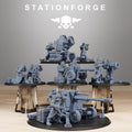 GrimGuard Battle Weapons from StationForge/Miniature +Gratis Base