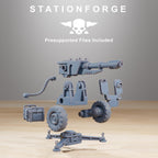 GrimGuard Battle Weapons from StationForge/Miniature +Gratis Base