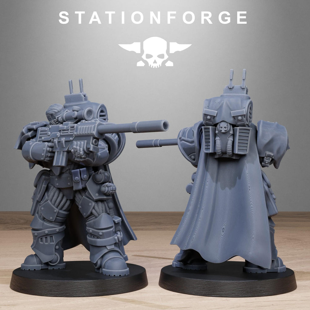 Socratis Snipers from StationForge/10 Tabletop Miniatures +Gratis Bases