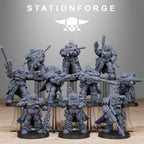 Socratis Snipers from StationForge/10 Tabletop Miniatures +Gratis Bases