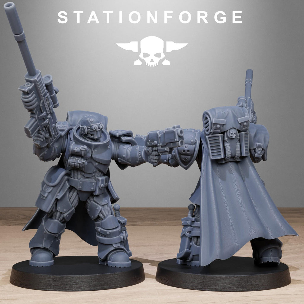Socratis Snipers from StationForge/10 Tabletop Miniatures +Gratis Bases