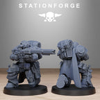 Socratis Snipers from StationForge/10 Tabletop Miniatures +Gratis Bases