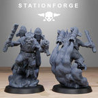 Orkaz Flyers from StationForge/10 Tabletop Miniatures +Gratis Bases