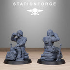 GrimGuard Chill Squad from StationForge/10 Tabletop Miniatures +Gratis Bases