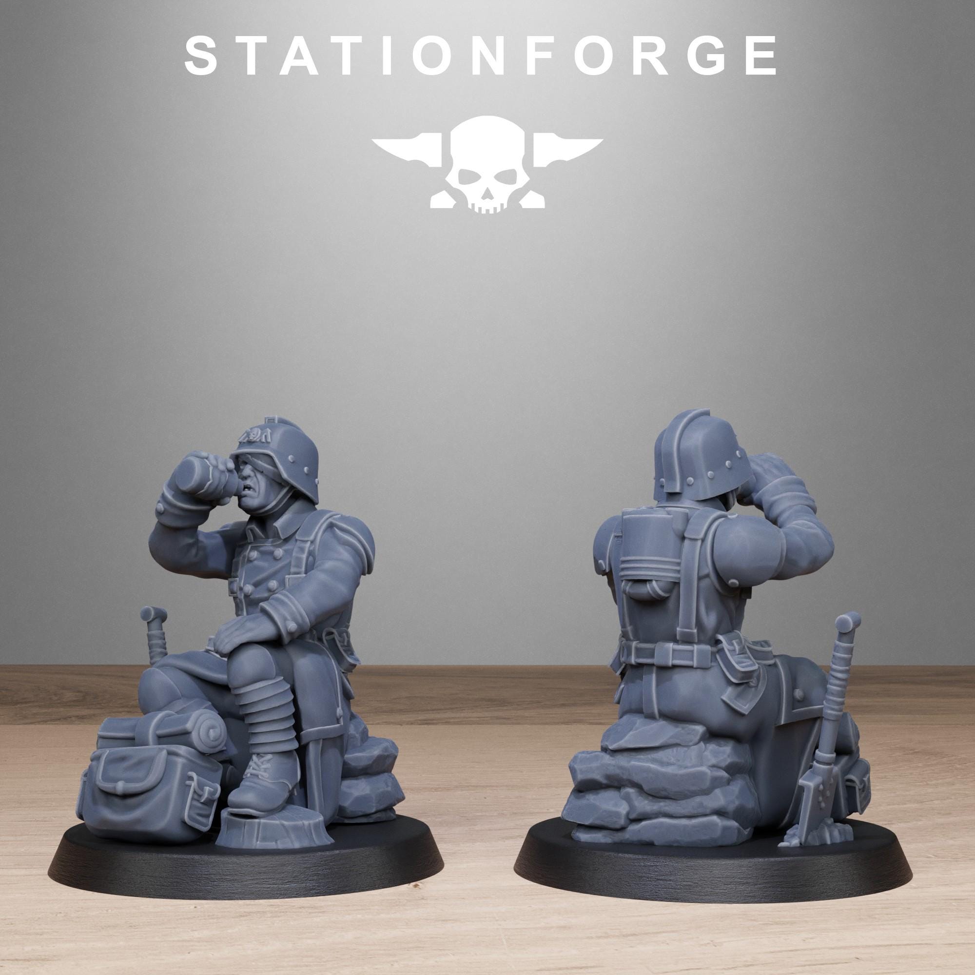 GrimGuard Chill Squad from StationForge/10 Tabletop Miniatures +Gratis Bases