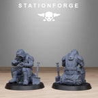GrimGuard Chill Squad from StationForge/10 Tabletop Miniatures +Gratis Bases