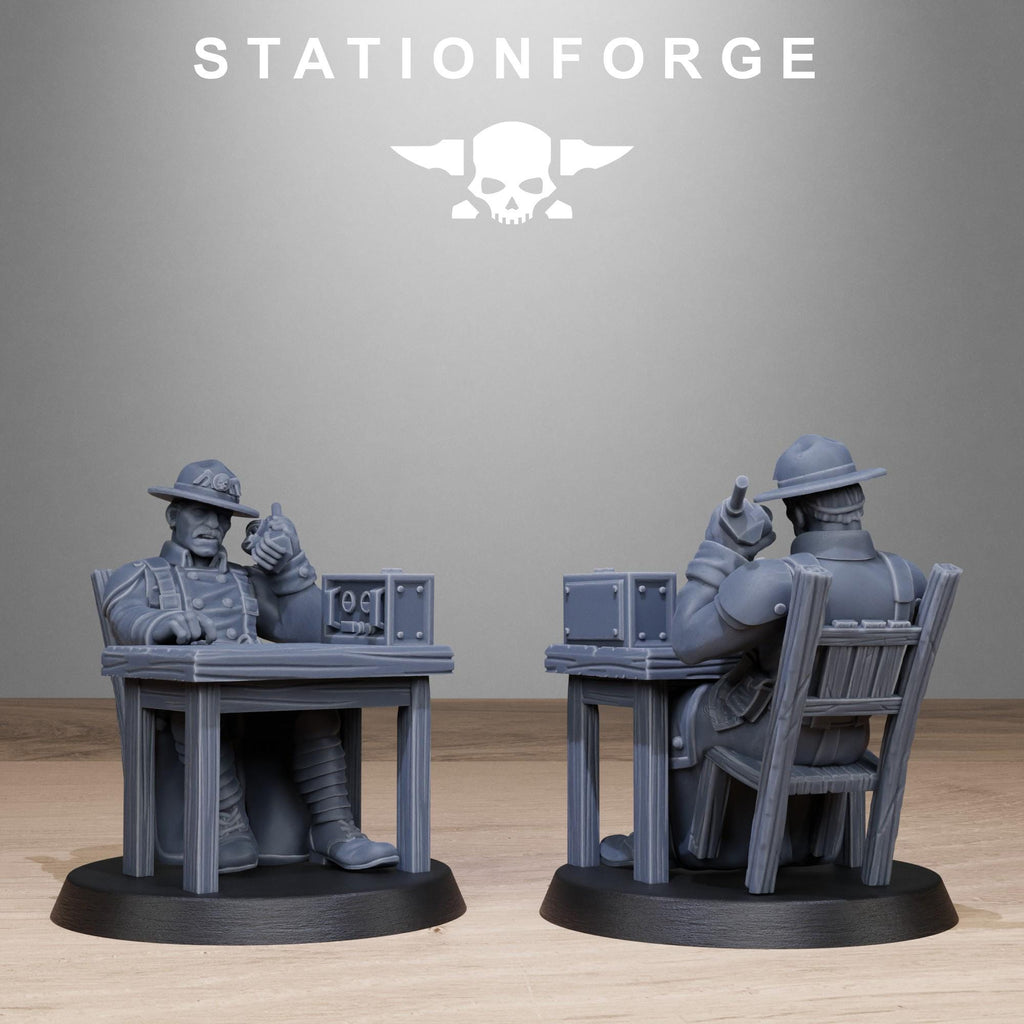 GrimGuard Chill Squad from StationForge/10 Tabletop Miniatures +Gratis Bases