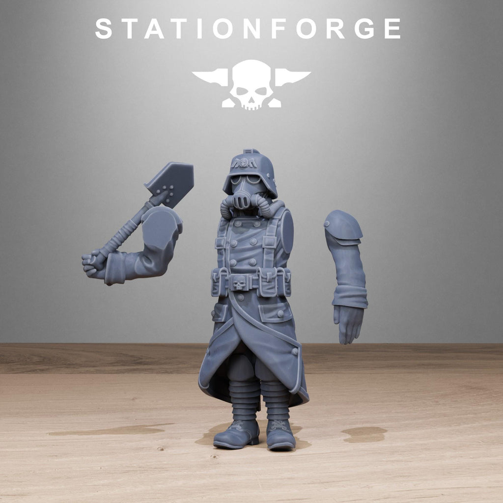 GrimGuard Chill Squad from StationForge/10 Tabletop Miniatures +Gratis Bases
