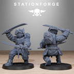 Tarion Melee Infantry from StationForge/10 Wargame Miniatures +Gratis Bases