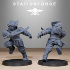 Tarion Melee Infantry from StationForge/10 Wargame Miniatures +Gratis Bases