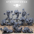Xenarid Crawlers 1 from StationForge/10 Wargame Miniatures +Gratis Bases