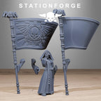 GrimGuard Sisters from StationForge/10 Wargame Miniatures +Gratis Bases