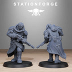 GrimGuard Radioactive Mutants from StationForge/10 Wargame Miniatures +Gratis Bases