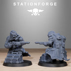 GrimGuard Radioactive Mutants from StationForge/10 Wargame Miniatures +Gratis Bases