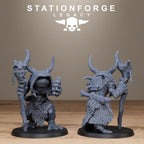 Bogkin Spearmen from StationForgeLegacy/10 Miniatures +Gratis Bases