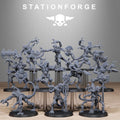 Raticus Technoclaw von StationForge/Wargame Miniaturen, 10 Figuren +Bases