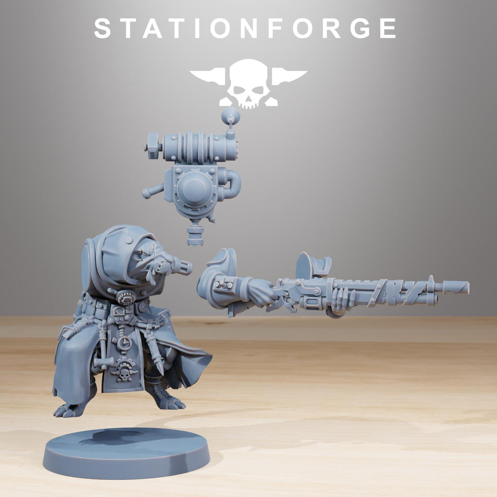 Raticus Grunts+ Leader von StationForge/Wargame Miniaturen, 11 Figuren +Bases