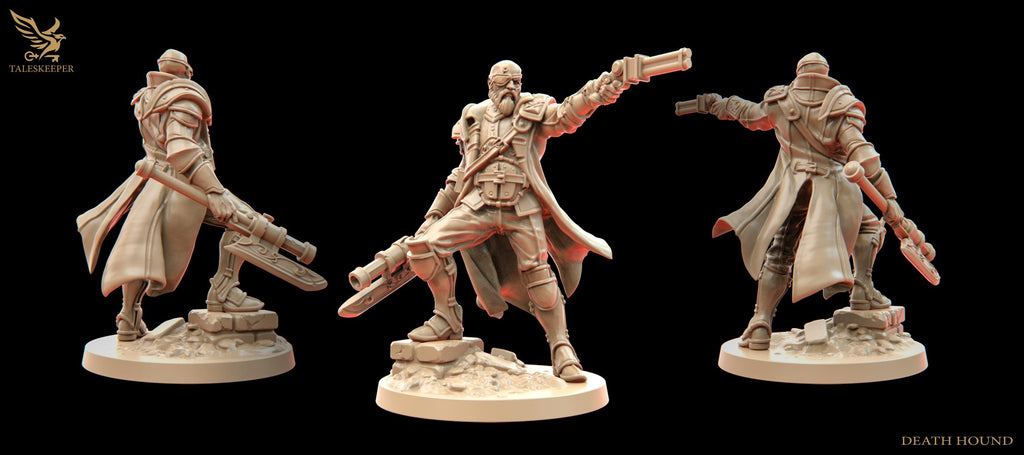 Death Hound von Taleskeeper/ Tabletop Miniatur,+ Gratis Base